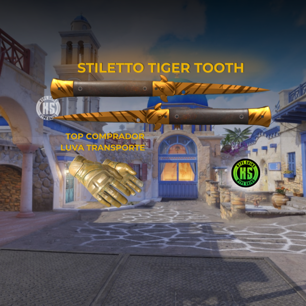 🐅 STILETTO TIGER TOOTH 🐅 + TOP COMPRADOR + COTAS 🔥